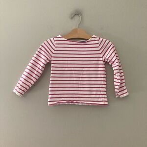 $12 ADD ON mini boden boatneck striped tee 3-4Y Zara Hanna Andersson Baby Gap